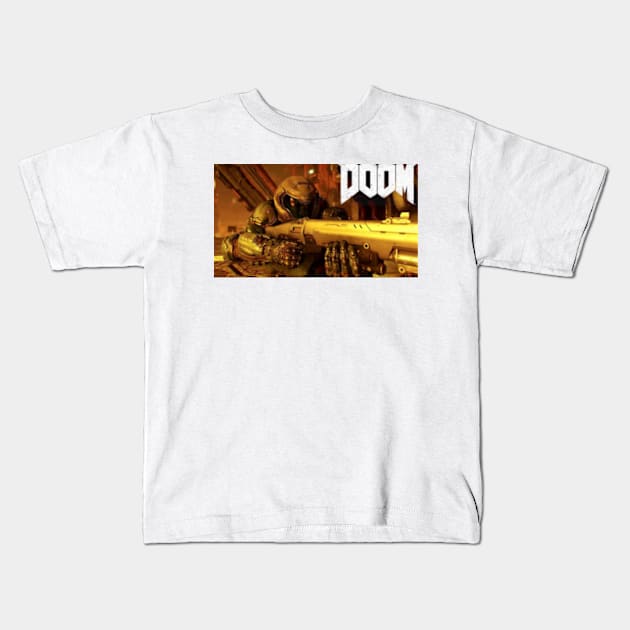 Doom Guy 2016 Kids T-Shirt by The Doom Guy